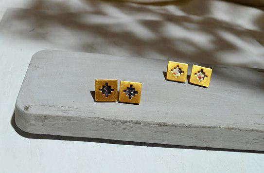 Bachué - boucles d'oreilles ethniques